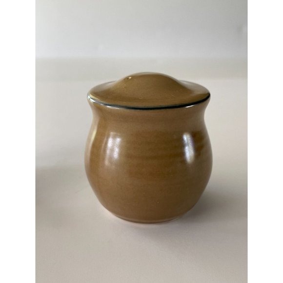 Vintage Pfaltzgraff Folk Art (Tan and Blue) Salt and Pepper Shakers‎ - Picture 8 of 9